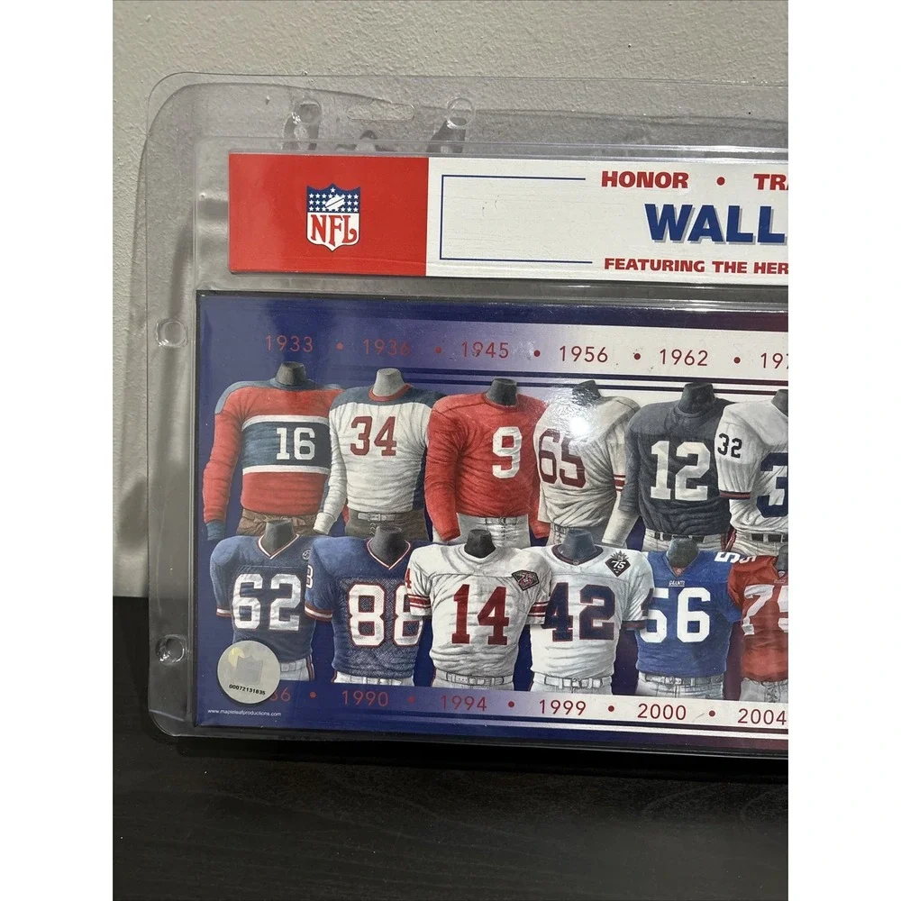 Vintage New York Giants Wall Clock Heritage Jersey Collection NFL NEW